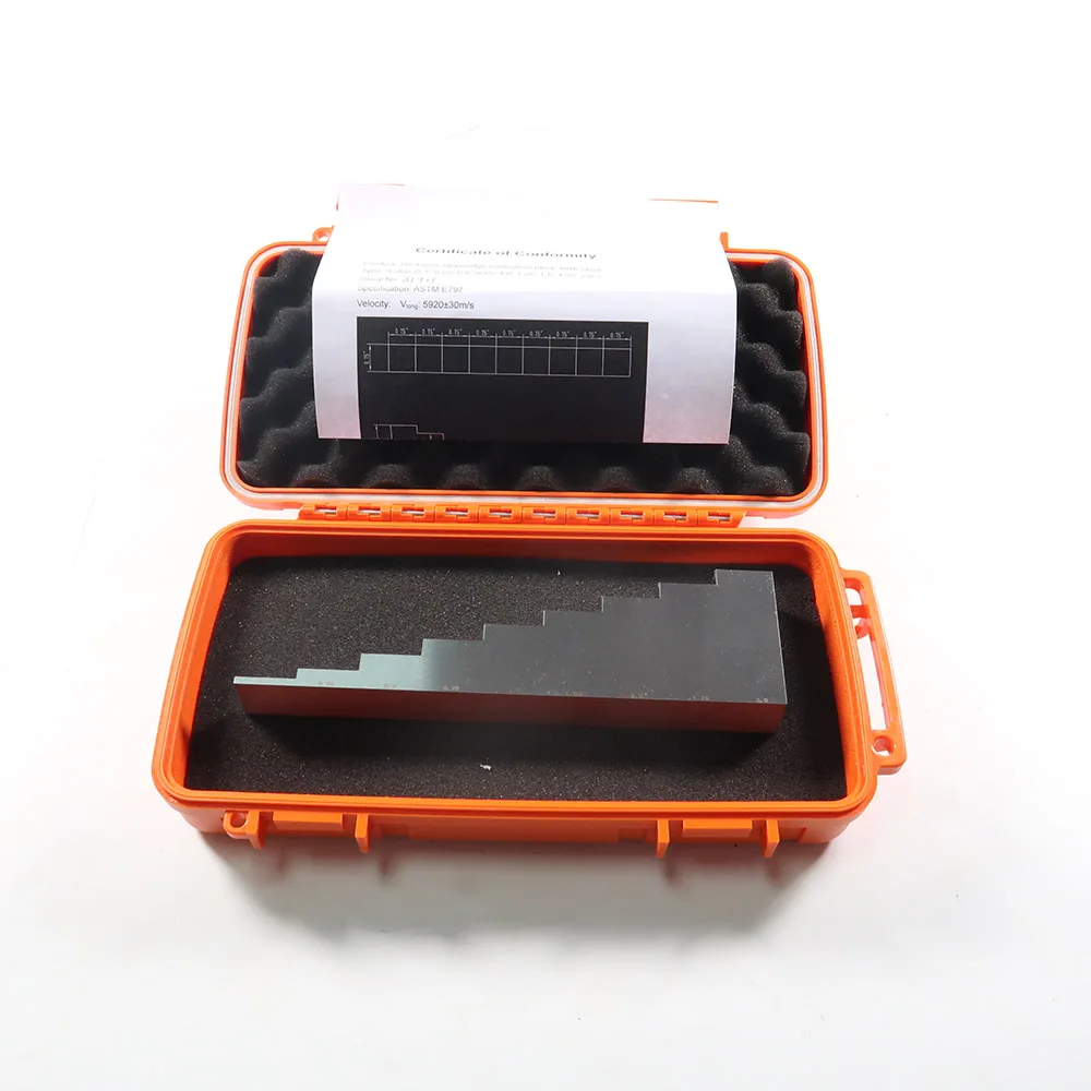 9 Step 1018 Steel Calibration Block step wedge (0.1 0.25 0.5 0.75 1 1.25 1.5 1.75 2 inch )