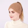 Knit hairband yellow