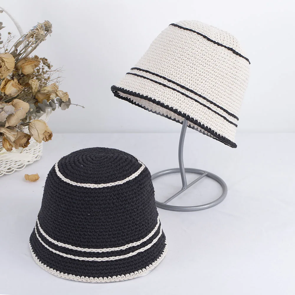 

New Elegant hat Knitted hat bucket hat Fishing hat Hiking hat Caps hats for women women's hats for the sun summer hat Garden hat