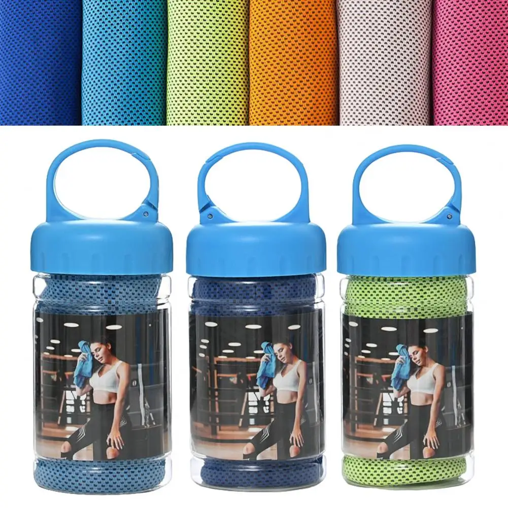 Fitness Towel Bottled Quick-dry Anti-fade Polyester Cooling Microfiber Breathable Gym Towel For Women Sports Gift sports towel microfiber towel