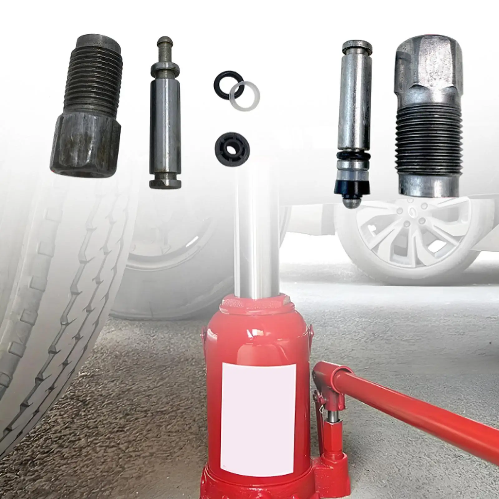 Automotive Hydraulic Jack Oil Pump Parts Seal Kit 2T Horizontal Jacks Parts