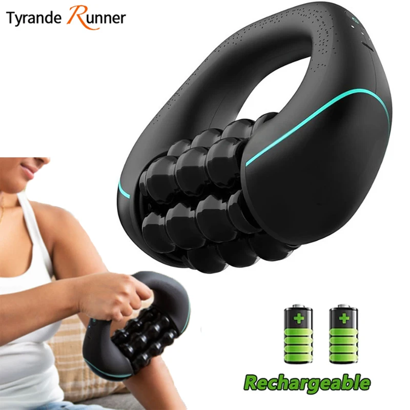 Rolling Percussion Massager – Deep Tissue Relief, 3-Speed, Rechargeable 1