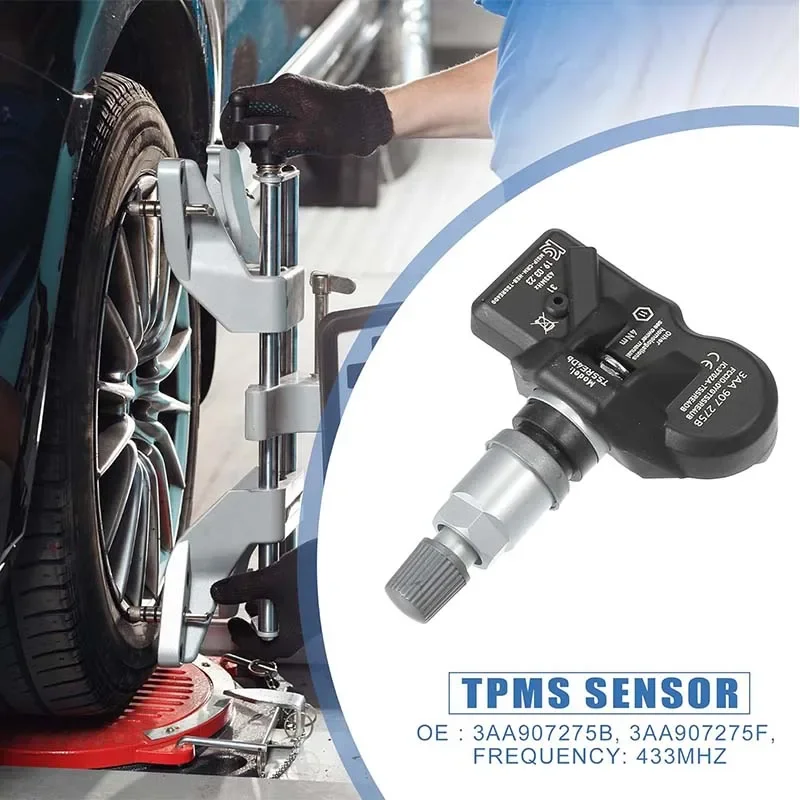 Ÿ̾ з , VW Ƽ VW CC ĻƮ TPMS , 433MHz 3AA907275 3AA907275B 3AA907275D 3AA907275F, 4 