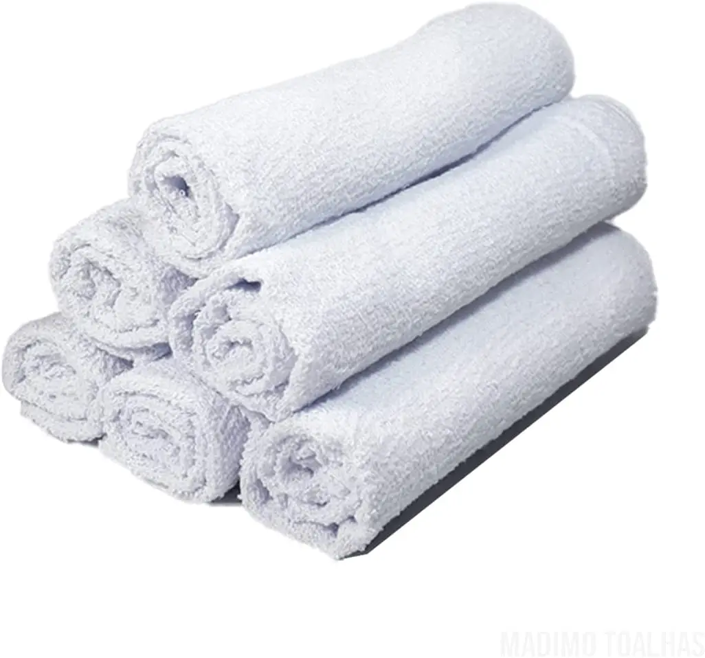 Buy White Hand Towels for Salon – 100% Cotton