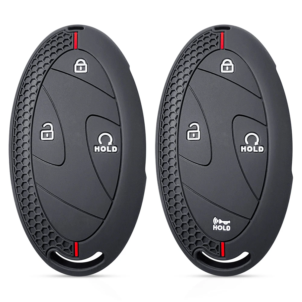 Premium Silicone Key Cover | Stylish Car Key Protector & Accessory with Chain