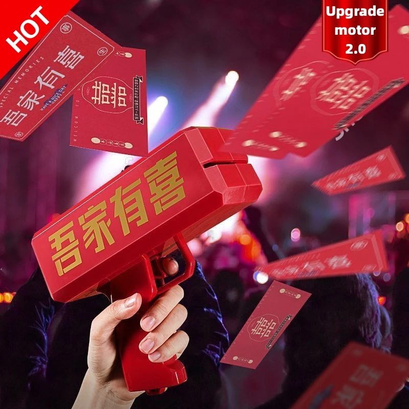 red envelope Banknote Money Gun Party Game Outdoor Fashion Supply Make It Funny For Children Gift festival Kids gifts Toys foldable toiletries bag travel storage bag women travel toiletry make up cosmetic pouch large capacity bag fashion bag organizer