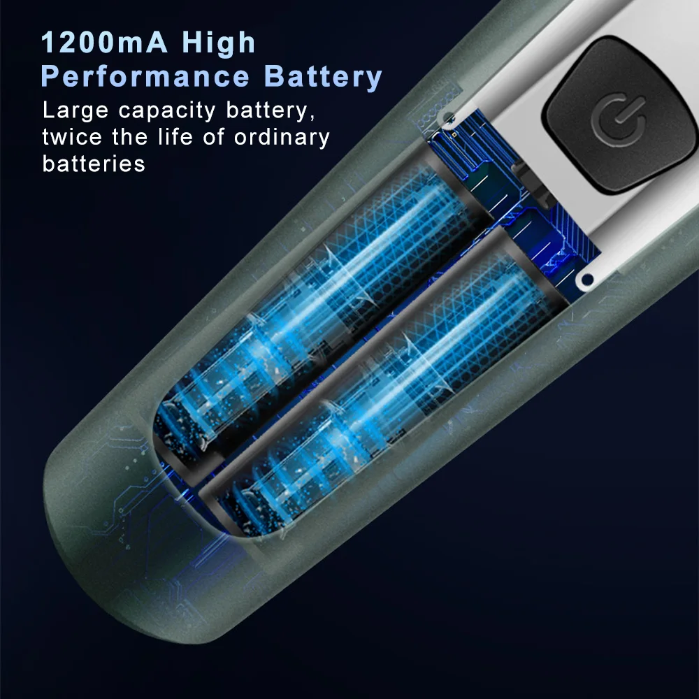 9D Electric Shaver - USB Rechargeable High-Power Washable Beard Trimmer
