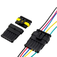 6Pin Waterproof AMP Auto Connector 18AWG Male Female with Wire Quick Disconnect for Truck DJ7061-1.5-11/21 OEM 282090-1/282108-1 3