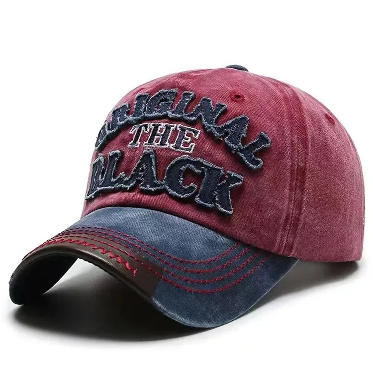 Hat Men's  Washed  Denim Cap Korean Version Outdoor Sunscreen  Casual Versatile Street Spring and Autumn Shade Baseball Cap 2