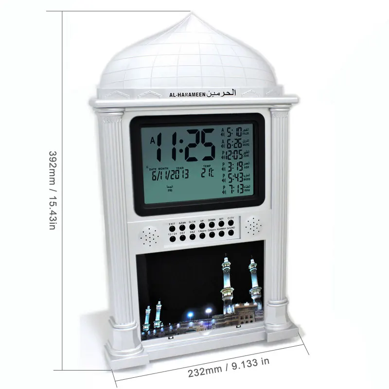 Azan Clock Islamic Muslim Muslim Azan Prayer Clock Islamic Wall