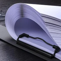 1pc A4 File Folders, Documents Organizer, Clipboard with Cover, Paper Folder for Business & School, Stationery & Office Supplies 2