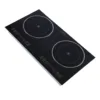 Electric Cooktop 2 Burner Ceramic Heating Countertop Built in Electric Stove Top with Touch Control Timer for Kitchen 2