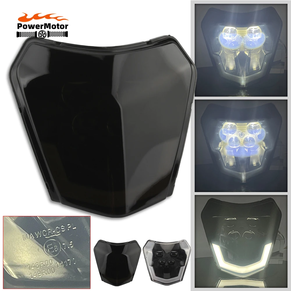 Per Ktm Faro Accessori Moto Led Wick E-Mark Exc Xc Sx Xcw Sxf Excf Smr 125-500 Enduro Motocross Parti Modificate