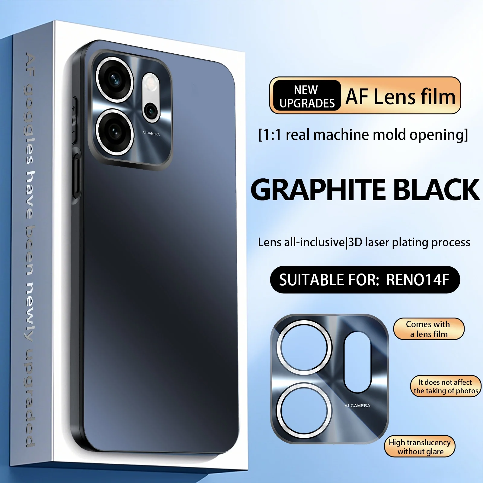 Matte Feel Phone Case with Full Lens Protection and Scratch Resistance