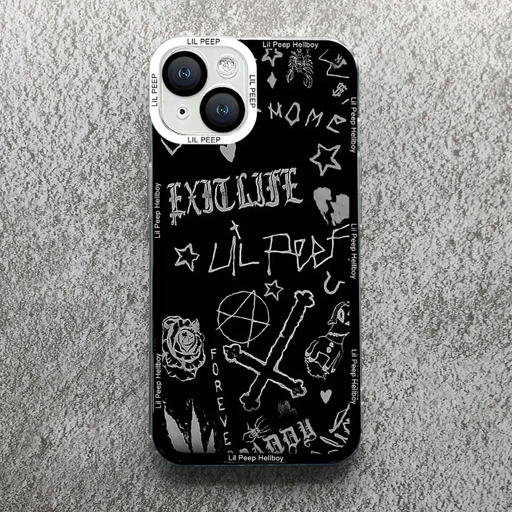 Lil Peep Hellboy Love Shockproof Silicone Phone Case Cover
