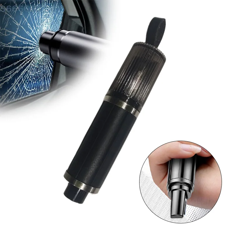 Safety Hammer Car Window Breaker Keychain Emergency Escape Tool Auto Safety Seatbelt Cutter Life Hammer Break Glasses Cut Belt.