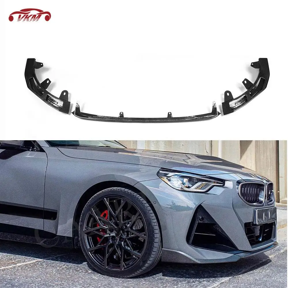 

ABS Front Bumper Lip Spoiler Chin for BMW 2 Series G42 M235i M240i Coupe 2 Door M-Tech 2021+ Car Accessories