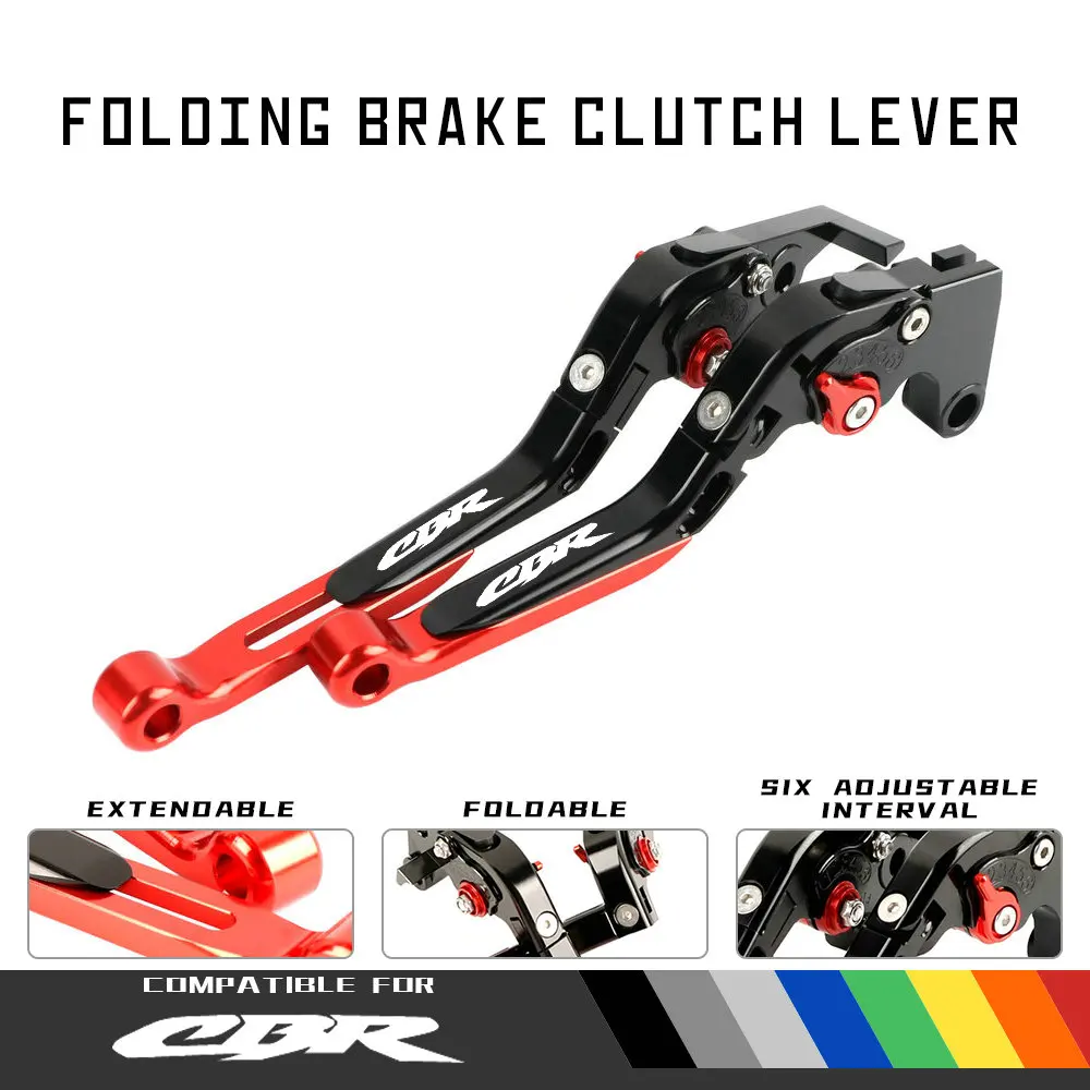 

Для Honda CBR125R 2004-2010 CNC аксессуары для мотоциклов Рычаги тормозной муфты Регулируемый выдвижной складной рычаг