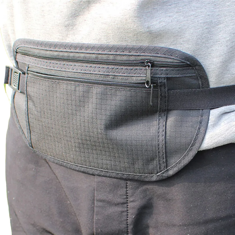 Travel Waist Pouch Passport Money Belt Hidden Security Wallet