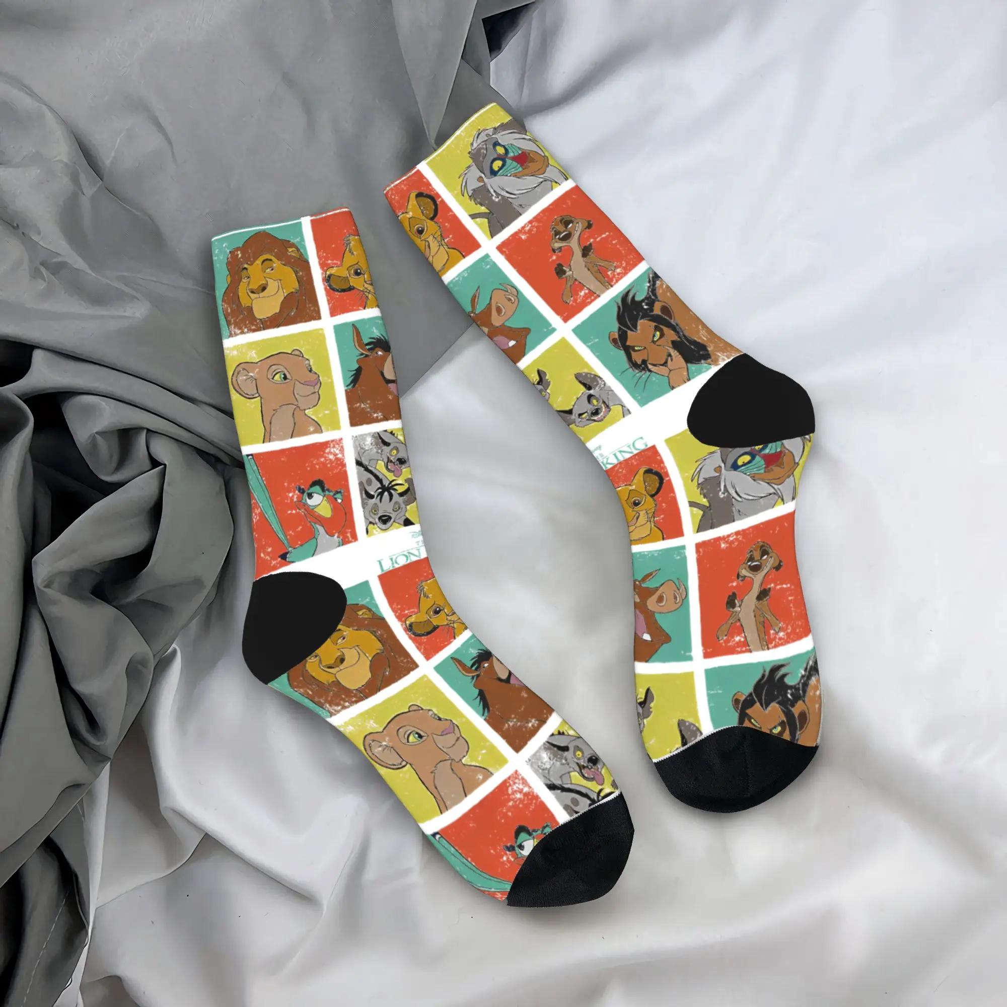 Lion King Inspired Rafiki Meditation Non-Slip Funny Socks - Soft & Breathable