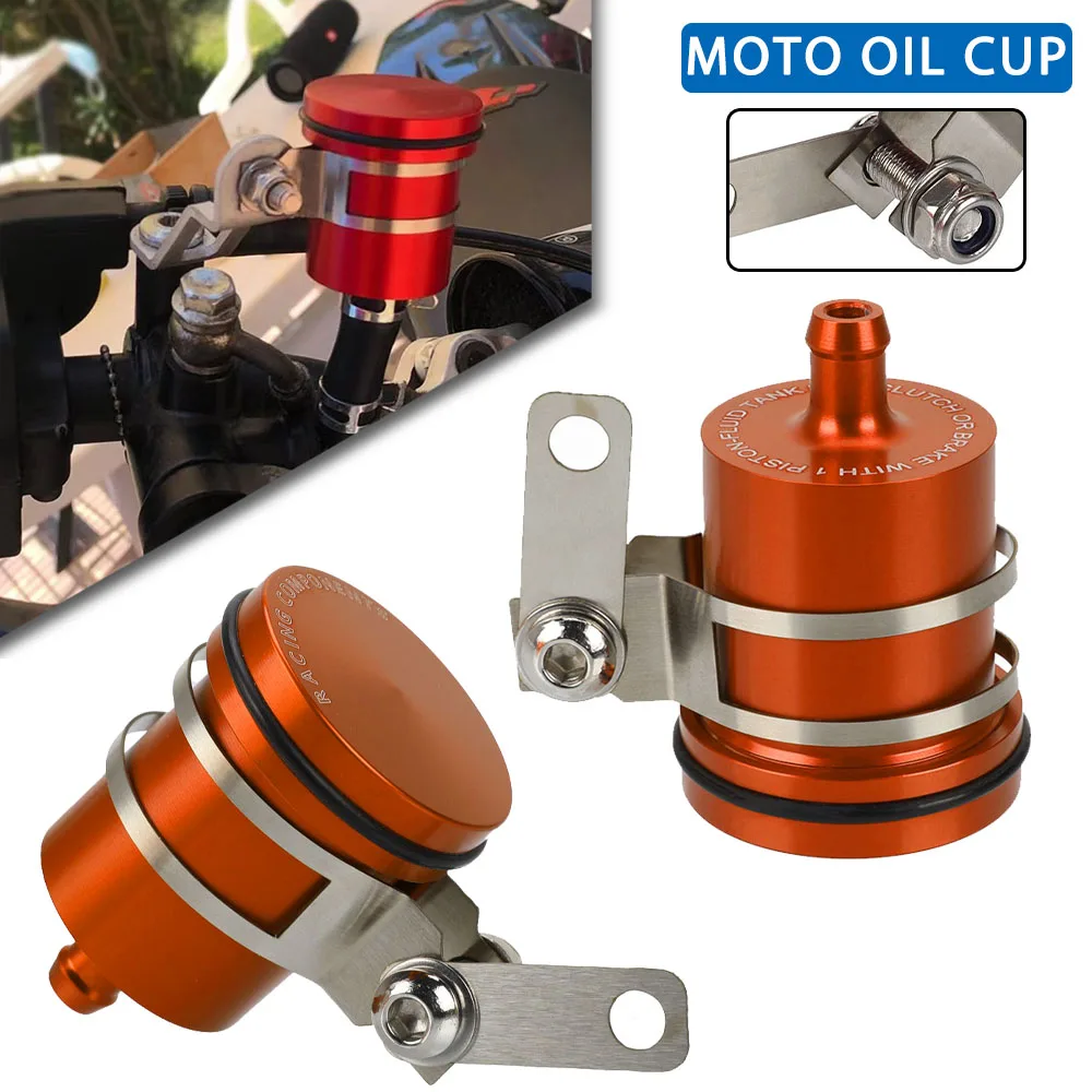 

Universal Motorcycle Brake Fluid Reservoir Clutch Tank Oil Fluid Cup For 1190 SupeR AdventuRe 1290/640 LC4 Supermoto