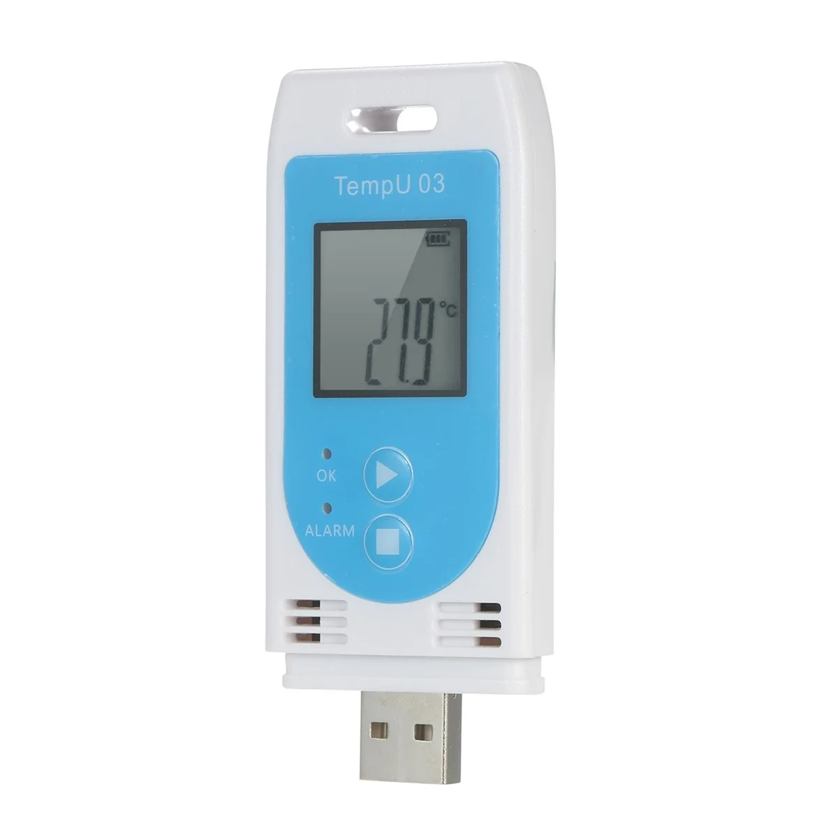 

TempU 03 USB Temperature Humidity Data Logger Reusable RH TEMP Datalogger Recorder Humiture Recording Meter