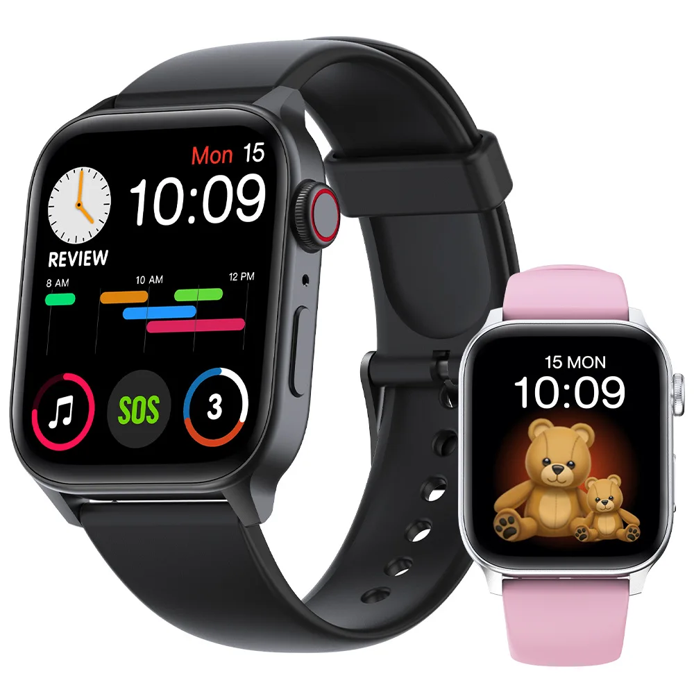 

T10 Smart Watch Body Temperature Blood Pressure Blood Oxygen Monitoring Local Music Weather News Reminding Exercise Counting.