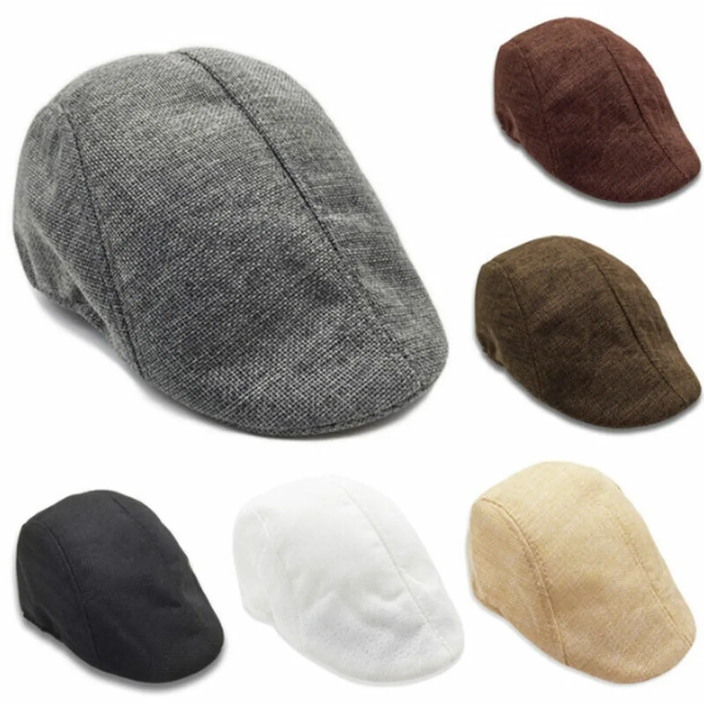 Peaky Newsboy Golf Driving Hat Caps Boys Mens Flat Cap Beret Cabbie Hat Vintage golf caps