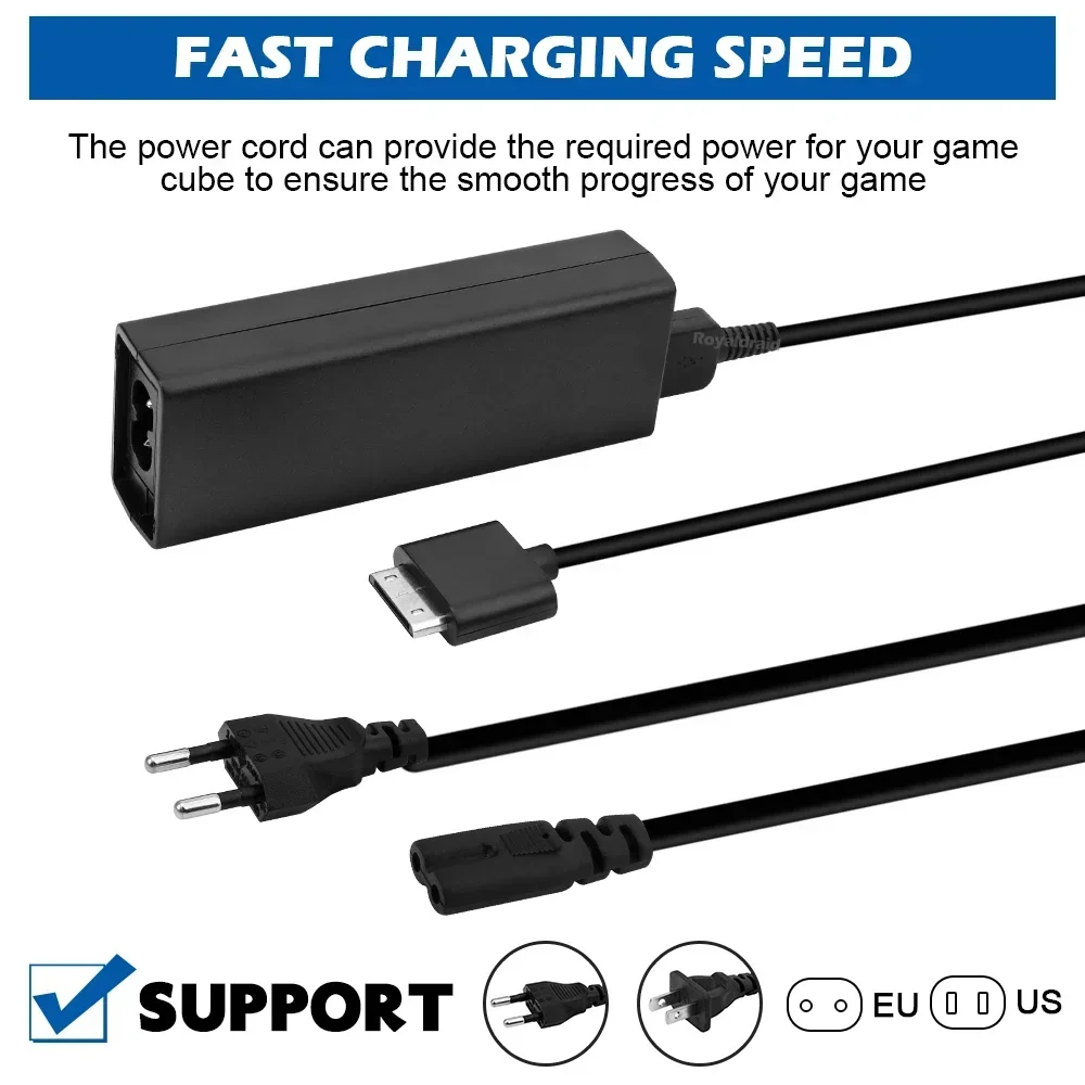 Universal AC Adapter 5V USB Wall Charger with Charging Cable