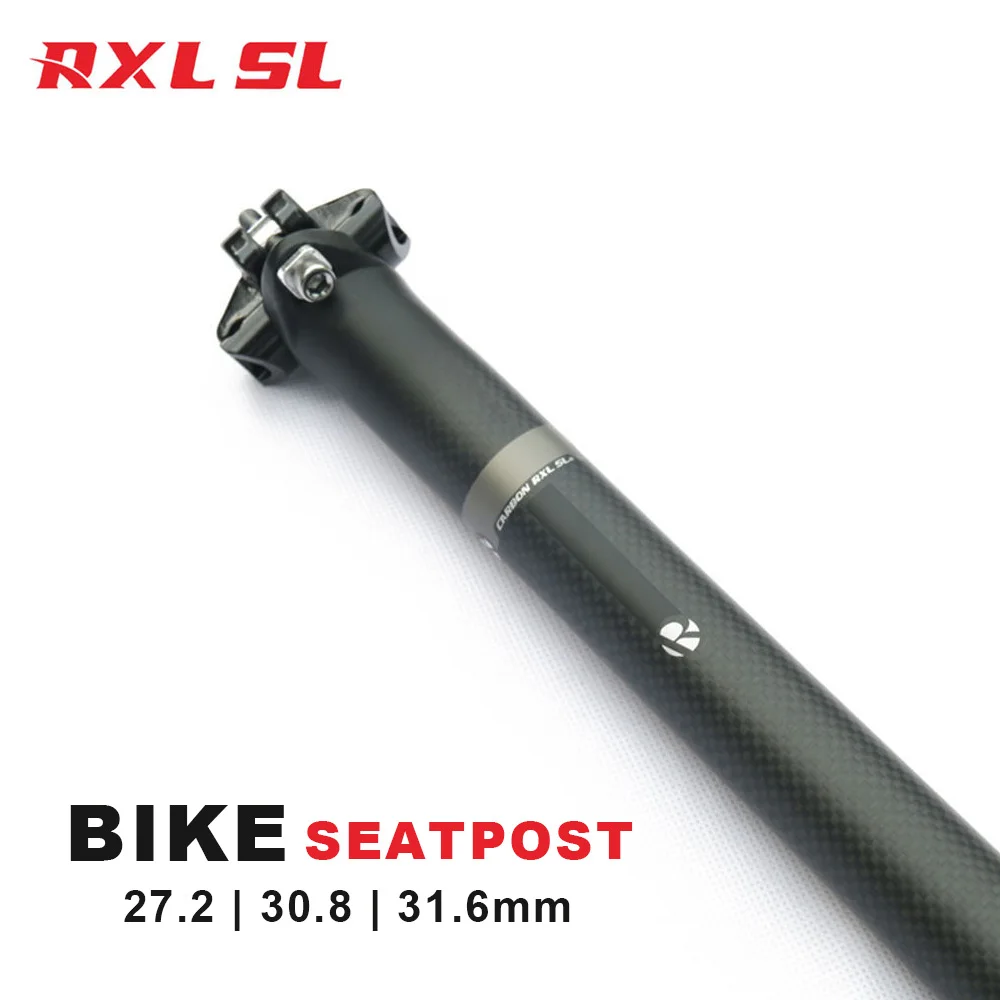 RXL SL Bike Seat Post, 27.2mm 30.8mm 31.6mm, Zero Offset Carbon Seatpost, Bicycle Parts For Mountain Bike