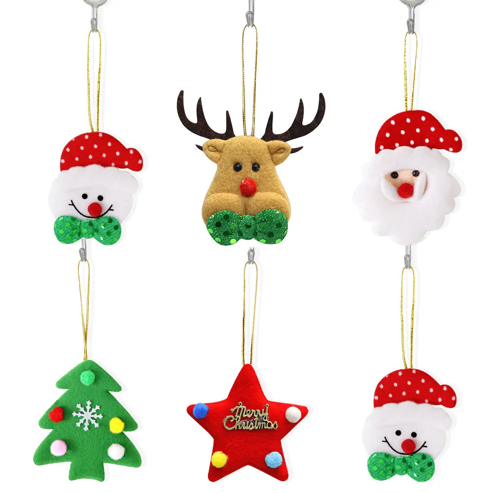 Description Picture 4 of itemNew Christmas Tree Pendant & Drop Ornaments Snowman Elk Small Pendant Christmas Home Decoration Star Pendant for Xmas 2024