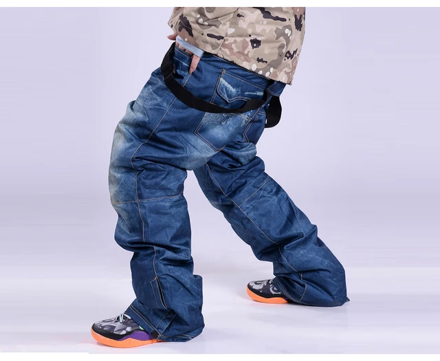 Baggy Ski Pants Men Women's John Snow 3L Baggy Cargo Snow Pants