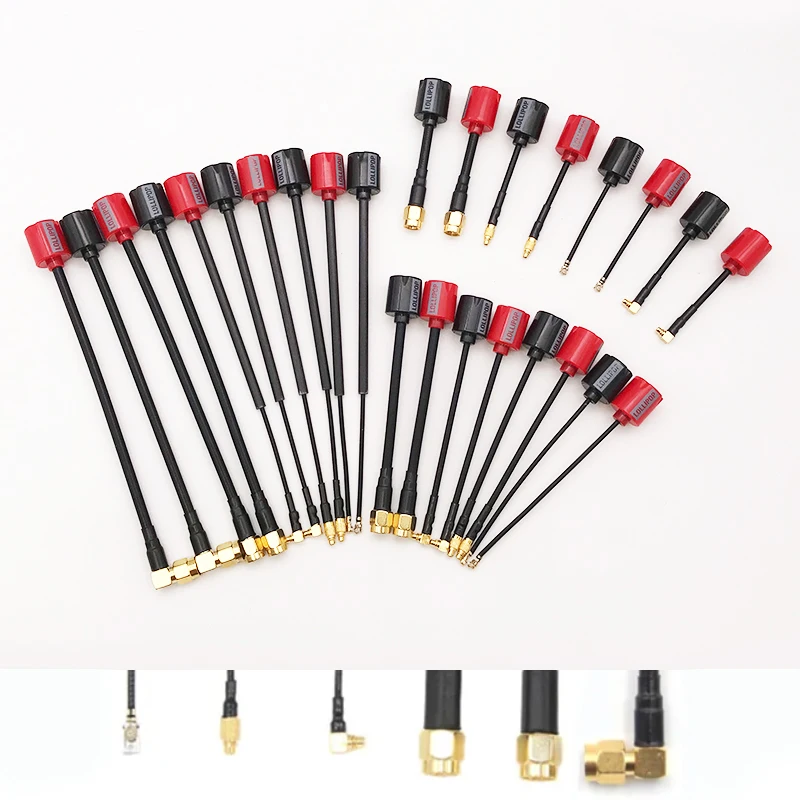 RHCP 5.8G Lollipop5 FPV Antenna 2.8DBi SMA MMCX UFL IPEX Long Range For RC Racing Drone Goggles Transmitter Receiver Part
