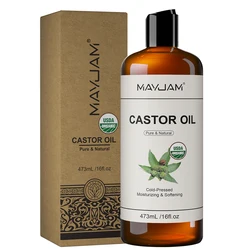 Organic Nourishing Oil Blend for Skin, Hair, and Massage (Castor Oil)