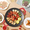 Electric Barbecue Pan for Household Use, Low Smoke and Non Stick Multifunctional Baking Tray for Grilling and Stir Frying Meat 2