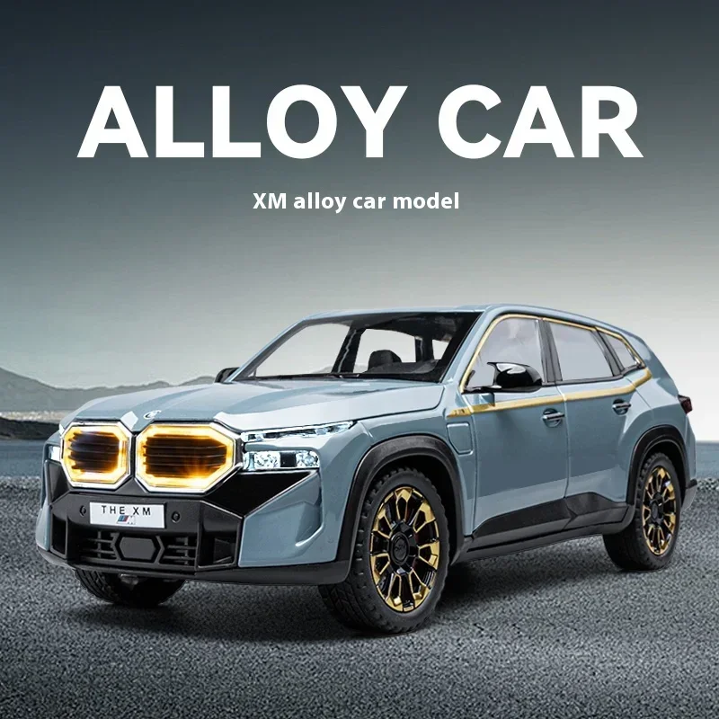 Luxury 1:24 Alloy Metal Diecast Car with Sound and Light - Children's Toy and Collectible Gift