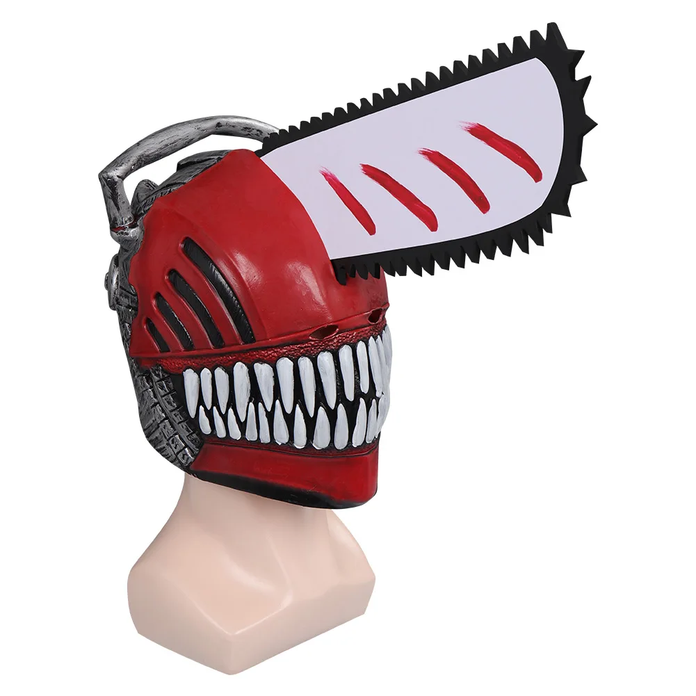 Denji Cosplay Fantasy Wristlet Helm Anime Kette Cosplay Saw Disguise Kostüm Zubehör Hand Requisiten Erwachsene Rollenspiel Requisiten – Detail 12