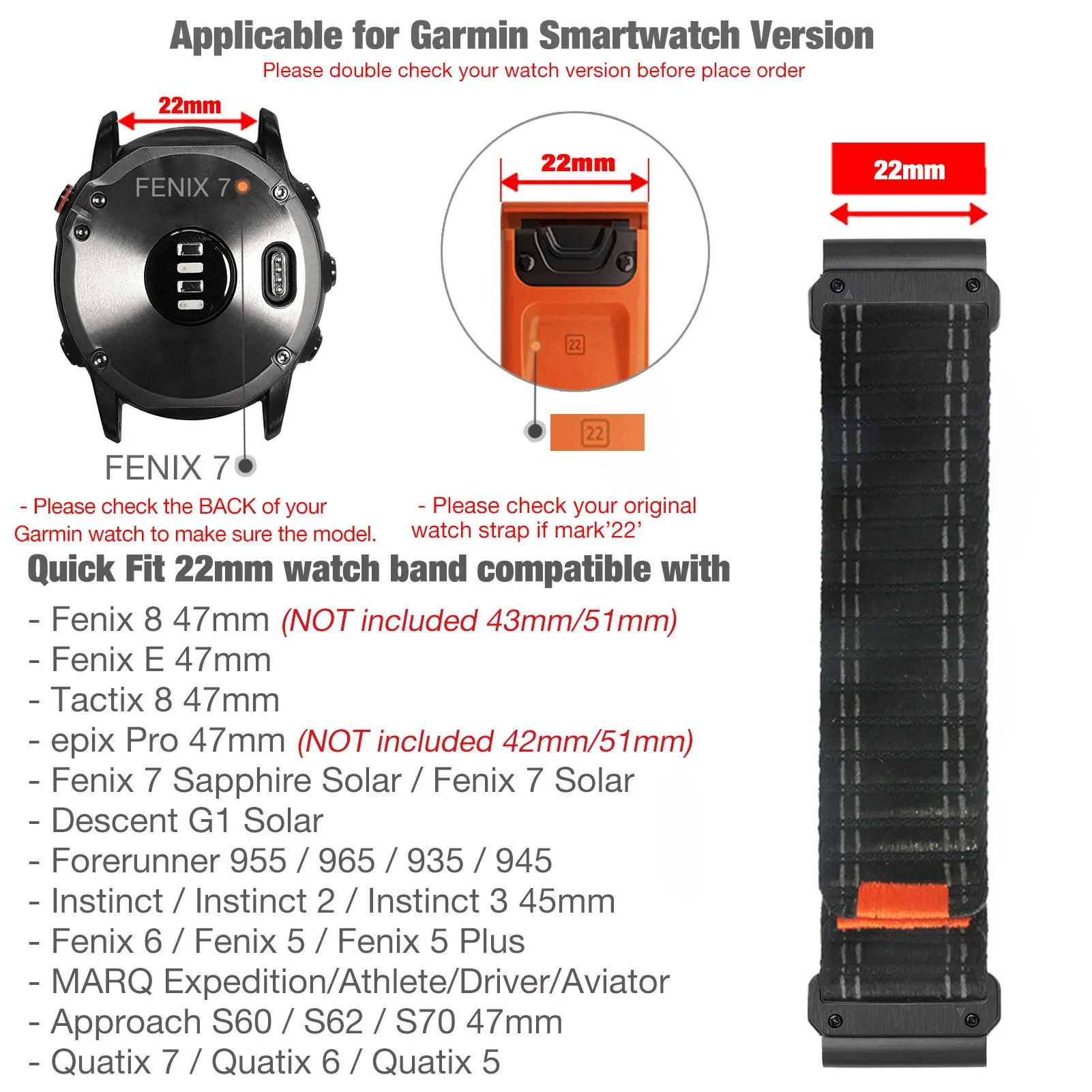 Adjustable Sport Nylon Hook and Loop Wristband Strap