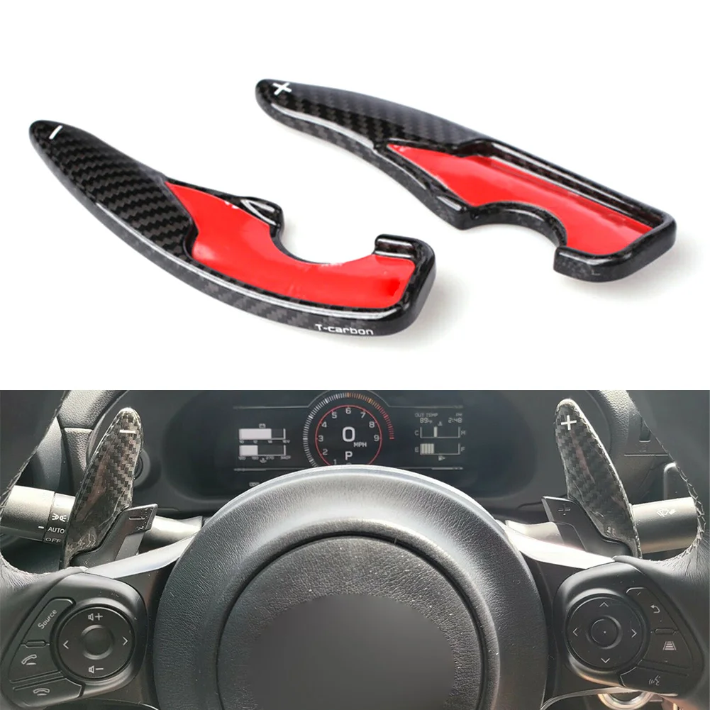 

For Toyota GT86 2017-2022 Car Steering Wheel Shift Paddle Extension For Subaru BRZ 2017 2018 2019 2020 2021 2022 Carbon Fiber