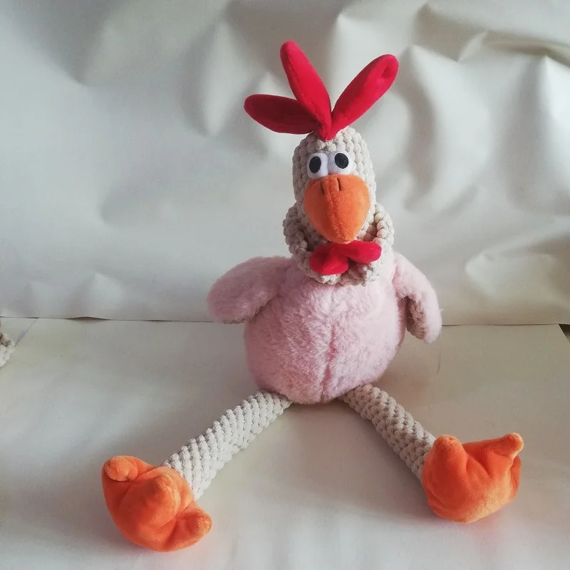 

About 35cm Lovely Cartoon Chick Plush Toy Pink Hen Soft Doll Baby Toy Birthday Gift h0727