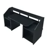 Computer Desks,6-shelf Design Offers Ample Vertical Storage Space,Black Music Desk with Earphone Rack 4