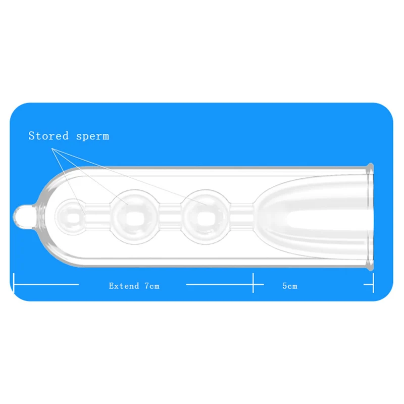 2 Sizes Reusable Lengthen Penis Enlargement Extend Penis Extension Sleeves Extender Sex Toys For Men Rings Couples Games