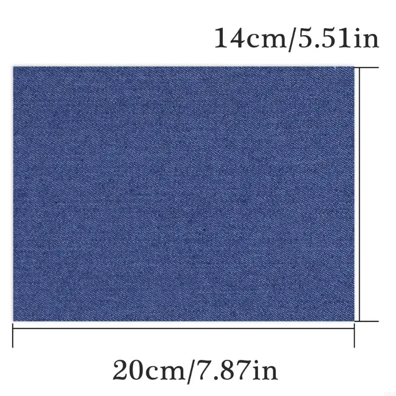 Jeansflecken Bügelnflecken Stoffflecken praktische Jeans Kleidungsloch Reparatur und Dekoration für Kinder Erwachsene – Detail 7