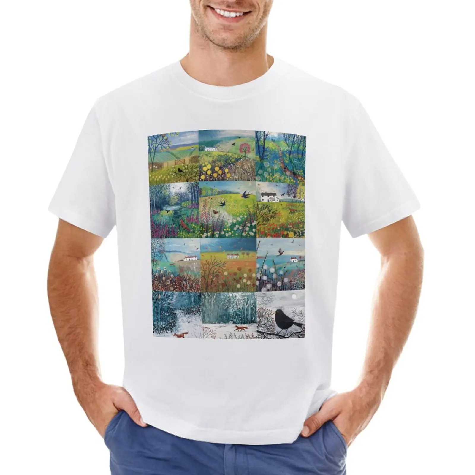 

The Four Seasons T-Shirt Short sleeve tee oversized workout shirts for men