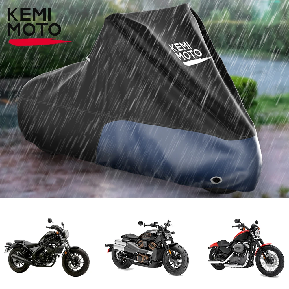 

Motorcycle Rain Cover Waterproof Rainproof Dustproof Cover for Honda Rebel 250 500 1100 Dirt Bike Cover Motorcycle Accessories