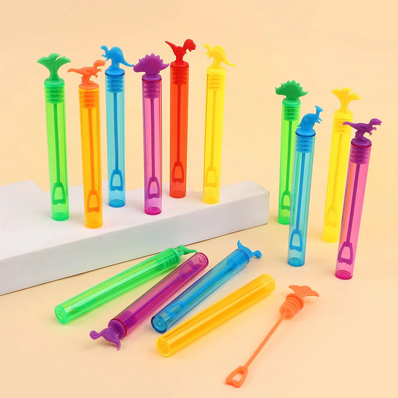10/20 Stück Dinosaurier-Party Cartoon Seifenblasenstab Leere Flaschen Outdoor-Spielzeug Geschenke für Kinder Jungen Geburtstagsparty-Mitbringsel Geschenktüten-Füller – Detail 6