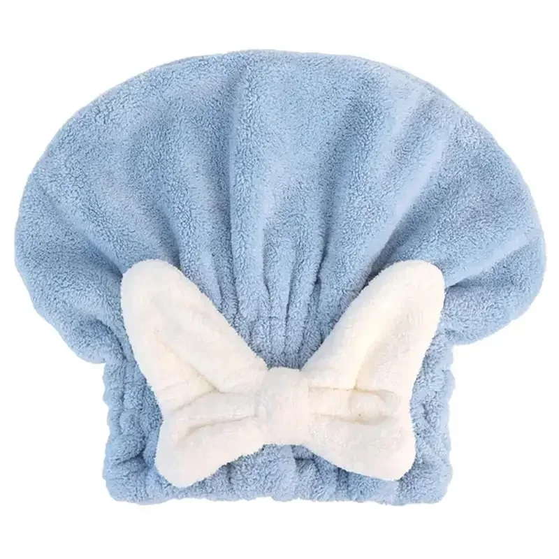 Dry Hair Cap Super Absorbent Quick Dry Bow Tie Towel Bath Bathroom Accessories quick drying towel curly hair drying hat