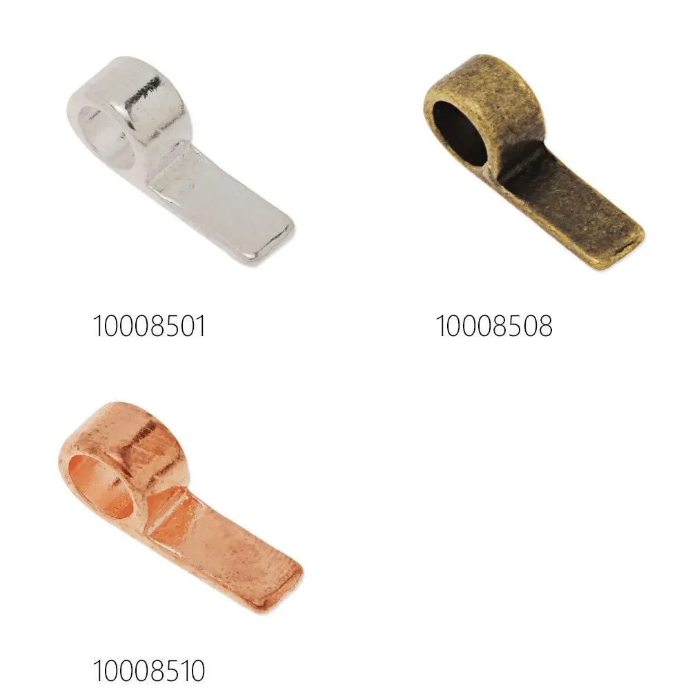 보석 펜던트 베일에 매치 접착제, 아연 합금 충전, 17x5mm 직사각형 베일, 로트당 50 개-100085