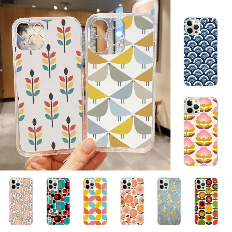 Custodia Per Telefono Multi Stem Orla Kiely Folio Per Iphone 7 8 Plus X Xr Xs 11 12 13 Se2020 Mini Iphone Per Cellulari Custodia 14 Pro Max