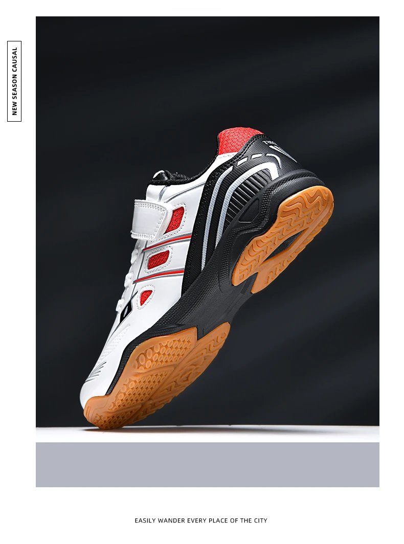 Description Picture 4 of itemMen New Table Tennis Shoes Breathable Outdoor Original Badminton Shoes High Quality Big Size Wear Resistant Volleyball Shoes